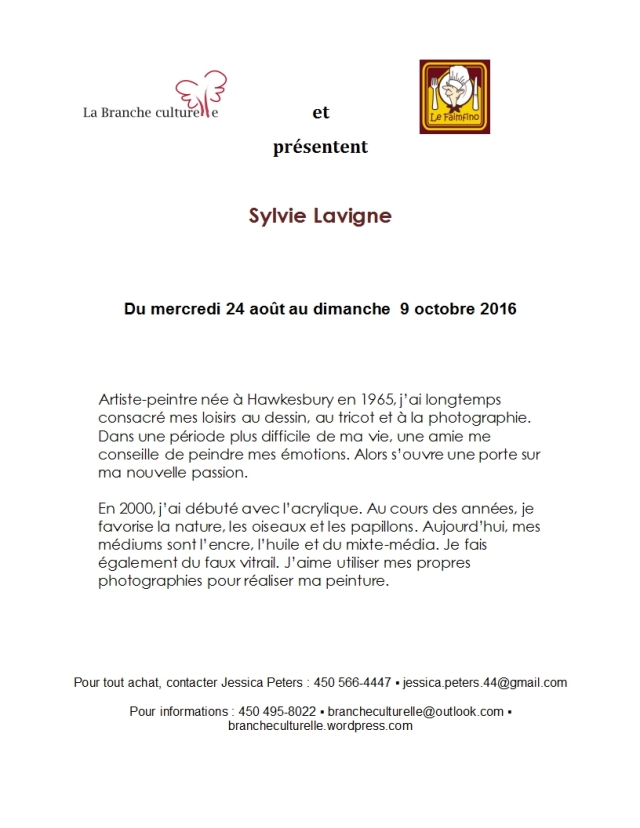2016-08 a 12 Sylvie Lavigne resto